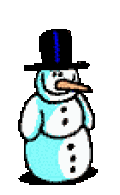 Kleine animatie van een sneeuwpop - Dansende sneeuwpop